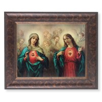 11 1/4" x 13 1/4" Art Deco Frame with an 8" x 10" The Sacred Hearts Print