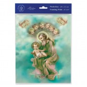 3pk - 8" x 10" Saint Joseph Print  (sold in inc. of 3)