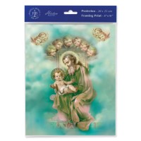 3pk - 8" x 10" Saint Joseph Print  (sold in inc. of 3)