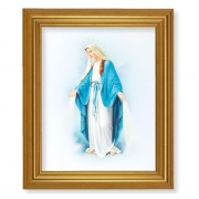 10" x 12" Gold Leaf Finish Beveled Frame with 8" x 10" Our Lady of Grace Textured Art