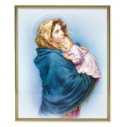 11" x 14" Gold Plaque Frame with a Madonna of the Street Print