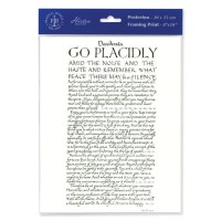 3pk - 8" x 10" Go Placidly Print (sold in inc. of 3) 3pk - 8" x 10" Go Placidly Print (sold in inc. of 3)
