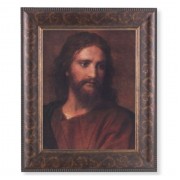 11 1/4" x 13 1/4" Art Deco Frame with an 8" x 10" Hoffman: Head of Christ Print