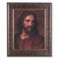 11 1/4" x 13 1/4" Art Deco Frame with an 8" x 10" Hoffman: Head of Christ Print