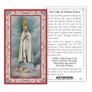 100pk - Our Lady of Fatima 100Th Anniversary Prayer-Card