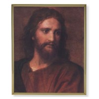 11" x 14" Gold Plaque Frame with a Hoffman: Christ at 33 Print