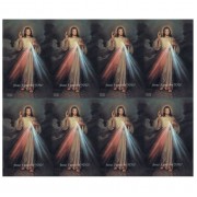Divine Mercy Eight-Up Micro Perforated Bulk Prayer-Cards  - 125 sheets (1000 total cards)