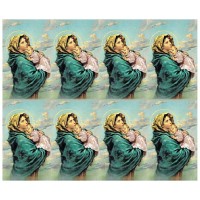 Madonna of Street Eight-Up Micro Perforated Bulk Prayer-Cards  - 125 sheets (1000 total cards)