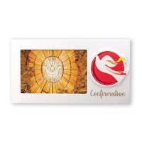 6" x 4" MDF Holy Spirit Confirmation Photo Frame with Gold Foil Sticker