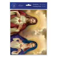 3pk - 8" x 10" The Sacred Hearts Print  (sold in inc. of 3)