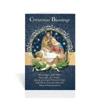Holy Family-Christmas Blessings, Silent Night Greeting Cards Boxed
