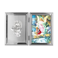 5" x 7" Standing Guardian Angel Protecting Children Photo Frame
