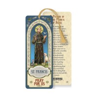 10pk - St. Francis Laminated Bookmark (Sold in Inc. of 10)