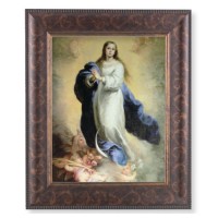 11 1/4" x 13 1/4" Art Deco Frame with an 8" x 10" The Immaculate Conception Print