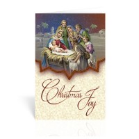 10pk - Drummer Boy and Bethlehem with a Shepherd Christmas Card  sold in inc of 10