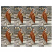Saint Genesius Eight-Up Micro Perforated Bulk Prayer-Cards  - 125 sheets (1000 total cards)