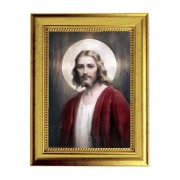 6 3/4" X 8 3/4" Gold Leaf Finish Frame with 5" X 7" Confide In Me Textured Art