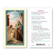 25pk - Angelus Spanish Card Laminated Holy Card Pk 25