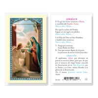 25pk - Angelus Spanish Card Laminated Holy Card Pk 25