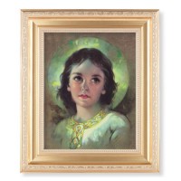 10 1/4" x 12 1/4" Satin Gold Frame with an 8" x 10" The Child Jesus Print