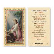 The Lords Prayer Laminated Holy Card. Inc. of 25