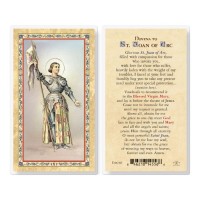 25pk - Novena to St. Joan of Arc Holy Card