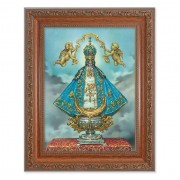 8.25" x 10.25" Ornate Wood Frame with a 6" x 8" Virgen de San Juan Print