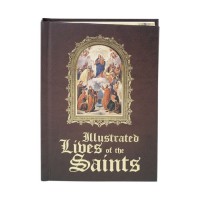 4 3/4" x 6 3/4" Illustrated Lives of the Saints Book