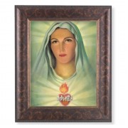 11 1/4" x 13 1/4" Art Deco Frame with an 8" x 10" The Immaculate Heart of Mary Print