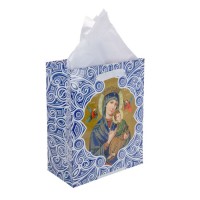 10pk - Gift Bag with Tissue Paper Our Lady Of Perpetual Help Small 5" x 4" inc of 10