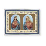 Sacred Hearts Gold Embossed Magnetic Frame with Easel Inc. of 4