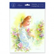 3pk - 8" x 10" Blanc: Mystical Rose Print  (sold in inc. of 3)