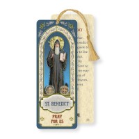 10pk - St. Benendict Laminated Bookmark (Sold in Inc. of 10)