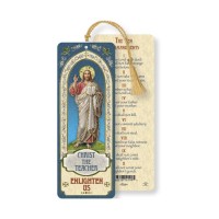 10pk - Christ The Teacher Laminated Bookmark (Sold In Inc. of 10)