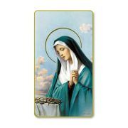 Sorrowful Madonna Holy Card