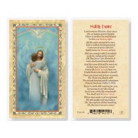 25pk - Safely Home    Gold Stamped Laminated Holy Card  Pk 25