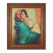 10" x 12" Ornate Wood Frame with an 8" x 10" Madonna of the Streets Print