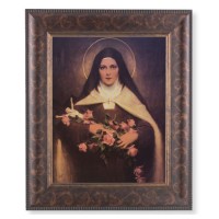11 1/4" x 13 1/4" Art Deco Frame with an 8" x 10" St. Therese Print