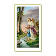 Guardian Angel Girl Prayer-Card