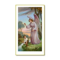 Guardian Angel Boy Prayer-Card
