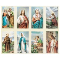 Alpha Series Assorted Eight-Up Micro Perforated Bulk Prayer-Cards  - 125 sheets (1000 total cards)