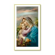 Madonna and Child Holy Card
