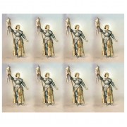 Saint Joan of Arc Eight-Up Micro Perforated Bulk Prayer-Cards  - 125 sheets (1000 total cards)