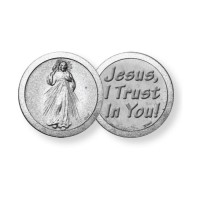10pk - Divine Mercy Pocket Coin (sold in Inc. of 10)
