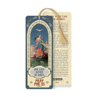 10pk - Our Lady Untier Of Knots Laminated Bookmark (Sold in Inc. of 10) 10pk - Our Lady Untier Of Knots Laminated Bookmark (Sold in Inc. of 10)