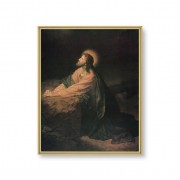 11" x 14" Gold Plaque Frame with a Hoffman: Gethsemane Print