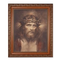 10" x 12" Ornate Wood Frame with an 8" x 10" Chambers: Ecce Homo Print