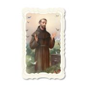 St. Francis of Assisi Holy Card