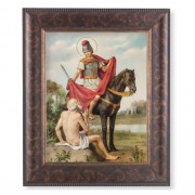 11 1/4" x 13 1/4" Art Deco Frame with an 8" x 10" St. Martin of Tours Print