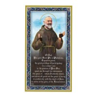 5" x 9" Padre Pio Plaque with Prayer 5" x 9" Padre Pio Plaque with Prayer